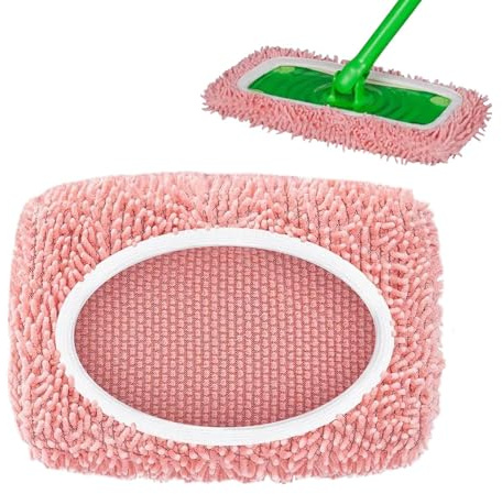 Têtes De Serpillière | Lingettes En Chenille Pour Serpillère,En Microfibre Pour Sols Stratifiés & Bois : Nettoyage Humide/Sec