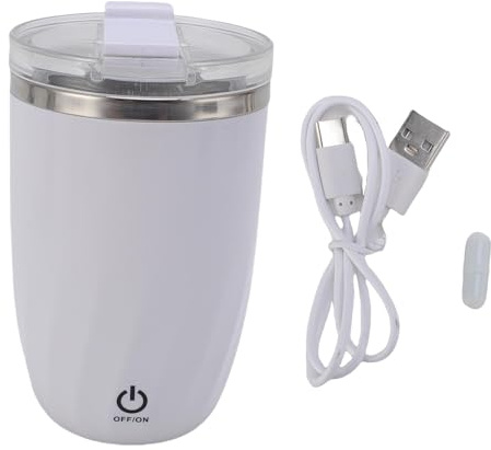 AUNMAS Tazza Auto -mescolante, Ricarica USB Electric Smart Automatic Mescolazione Coppa di caffè per la Palestra di Home Office con Agitazione Magnetica