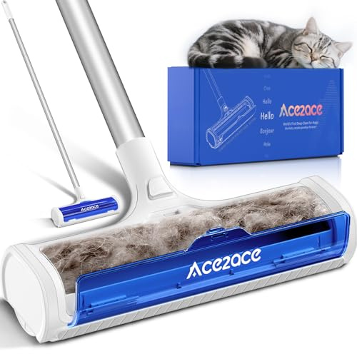 ACE2ACE Carpet Rake for Pet Hair Remover Tool,1.5 Feet Lint Rollers