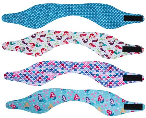 Milisten Adjustable Waterproof Swim Headband with Elastic Ear Protector Neoprene for Shower Bathing Yoga Unisex Fit Random Style