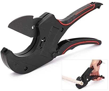 Dioche Aluminiumlegering PVC-rörskärare - Kraftig Stålblad för Enkel Kapning Av PVC, CPVC, PEX-rör - Precisionssnitt för VVS, Hemreparationer - Finns i 36MM, 42MM, (75 MM)