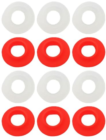 LALADEFIEE 12 Joints D'étanchéité en Plastique Robustes pour Bouteilles à Fermeture à Bascule, Pack de 12 Pièces, Différentes Couleurs, Résistants et Faciles à Remplacer