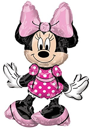 Anagram International, Inc. 95056 Minnie Mouse Consumer Inflated Party Balloon, 19, Multicolor