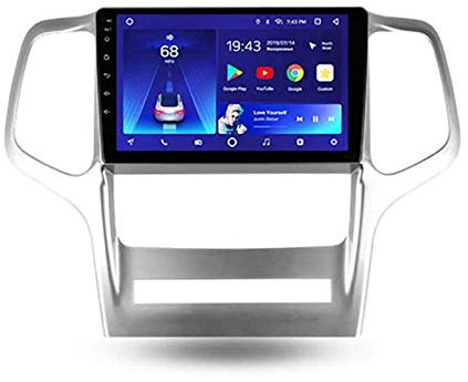 Car Stereo Video Player for Jeep Grand Cherokee WK2 2010-2013 Radio Receiver Android Sat Nav Head Unit Internet Multimedia with GPS Navigation Bluetooth Touch Screen Wifi SWC 4G,4 Core 4G+WiFi: 2+32GB