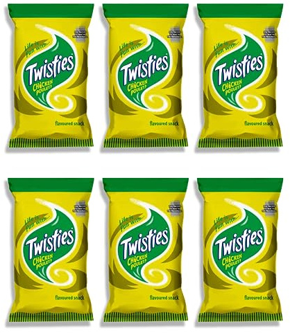 FIJI Twisties (Pack of 6 x 100g) Unique CHICKEN Poulet Flavor Snack, Crunchy Snacks From FIJI - FijiProducts.com