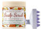 CalmGrace Exfoliating Scrub with Silicone Brush | Coconut & Pineapple Scent | Scalp & Hair Care Set for Dandruff & Itchy Scalp