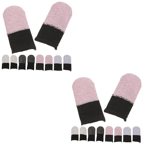 jojofuny 10paare Gaming Finger Sleeves Antirutsch Und Schweißresistent Teiliges Für Touchscreen-spiele Atmungsaktive Fingerabdeckung Für Verbessertes Und Reduzierte Fehler