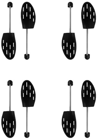 FONHERILI Skoblock män stretchhållare formande stöd med en skoväska, Svart, 20 Pairs