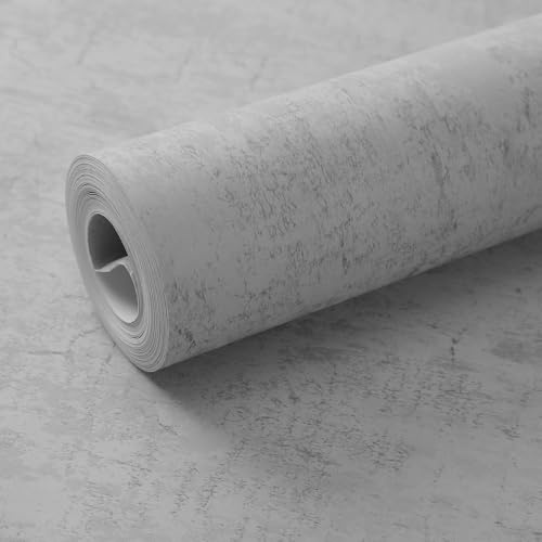 Anttyscar Grey Concrete Wallpaper Cement Distressed Pattern Textured Industrial Wallpaper Feature Retro Decorative Luxury Wall Paper Roll Living Room Hallway Bedroom Wallpapers for Adults