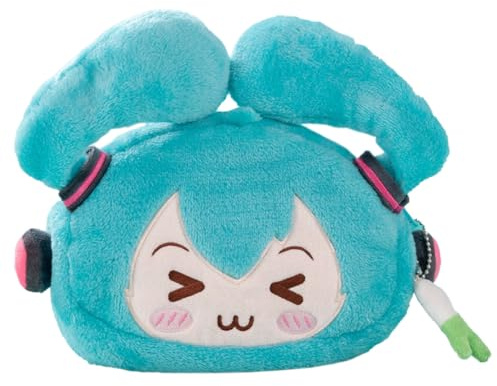 Itabag Miku Plysch Anime Pennfodral Söt 20 x 15 cm Cosplay Plysch Plånbok för Emblem Fans