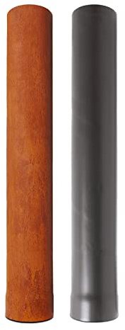 BonFeu Ofenrohr 66cm Rost - Einwandiger Stahl - Ofenrohr für Gartenkamin von BonFeu - 10x10x66 cm