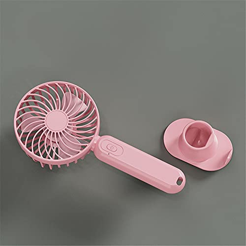 petit ventilateur,Ventilateur de poche nouveau petit ventilateur, mini ventilateur de bureau portable de chargement USB-rose
