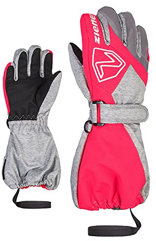 Ziener Unisex Baby Lauro Ski-Handschuhe/Winter | wasserdicht Lange Stulpe reflektierend