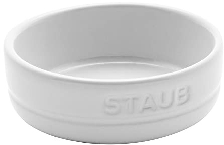 Staub Vaisselle en céramique 4 pièces Service de vaisselle à condiments – Blanc
