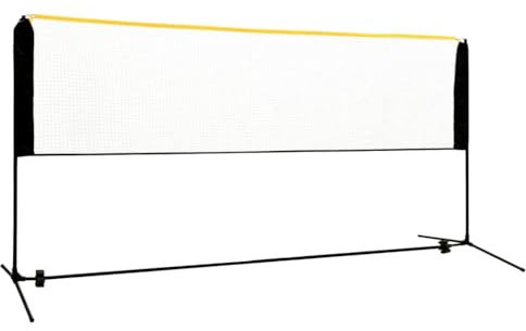 vidaXL Badmintonnetz Verstellbar 300x103x94-158 cm Metall