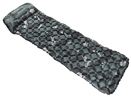 TEmkin Pad Campingmatte, aufblasbar, zum Schlafen, mit Kissen, Luftmatratze, Kissen, Schlafsack, Luftsofas, aufblasbares Sofa (Farbe: 2, Größe: EIN Sitz) (Micai One Seat)