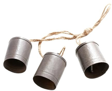 BSEID Vintage rustikale Kuhglocken | 12 Stück rustikale Glocken-Ornamente, glückliche Kuhglocken,Heimdekor-Wandbehänge für Feiern, Tempel, Häuser, Weihnachtsbäume