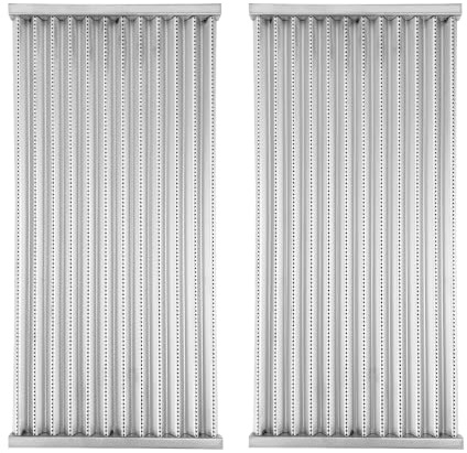 46,8 cm Emitterplatte für Charbroil Infrarot Grillroste Ersatzteil | Emitterplatten aus Edelstahl für Charbroil 463241314 463270613 463246909 463241013 463243812 463270614, 2 Stück