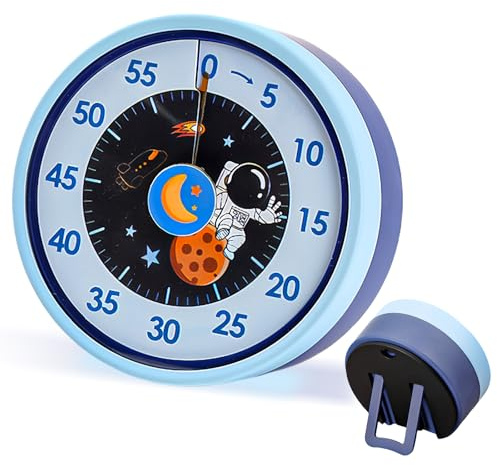60 Minuten Countdown Timer, Visueller Timer, Kurzzeitwecker, Küchentimer Für Lernen, Fitness Und Backen, Keine Batterien Erforderlich(3,8 * 7,7cm)