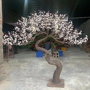 tylxayoxa Simulación De Cerezo, Ciruelo, Decoración De Suelo, Árbol Falso, Deseos, Boda, Hotel, Paisaje, Grandes Plantas De Paisajismo.(1mx0.9m)