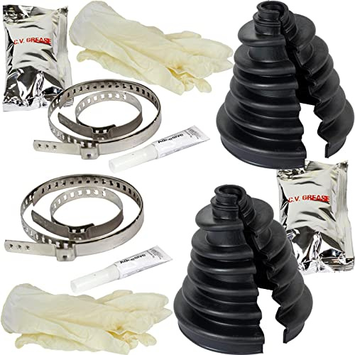 2x Universal Quick Fit Achsmanschette zum Kleben Klebemanschette Antriebswelle | 2x 2x854022 Faltenbalgsatz, Antriebswelle