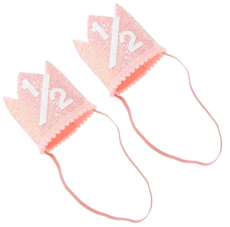 Homoyoyo 2 Piezas de Cumpleaños para Niñas Media de Fiesta Reutilizable para Fotos y Celebraciones Diseño Flexible y Cómodo para Bebés y Pequeños
