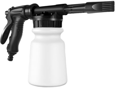 Schiuma 1L - Pulizia Alta Pressione Schiuma Abbondante | Spruzzatore Schiumaa da Giardino con Attacco Rapido Universale | Per Proprietari Auto, Casa, Giardinaggio per Lavaggio Auto Esterno, Irr