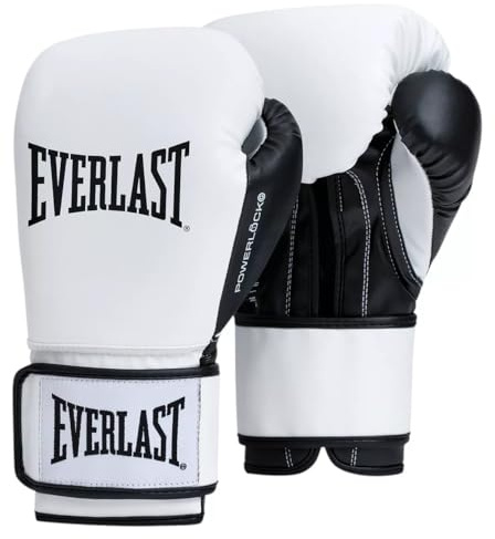 Gants de Boxe Everlast Powerlock OG & 2R – Entraînement Sac de Frappe, Pattes d'ours et Sparring – Fermeture Auto-agrippante – Mousse avancée – Prise en Main Ergonomique – Équipement Authentique | Gants de boxe professionnels pour homme et femme