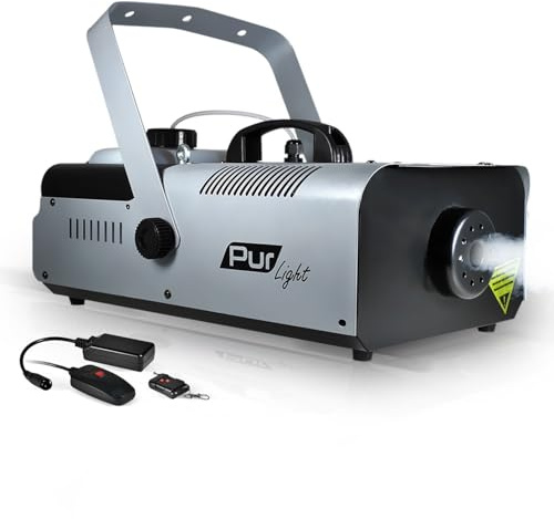 Machine à fumée 1500W + Etrier de fixation + 2 télécommande - PUR LIGHT NEWARK1500