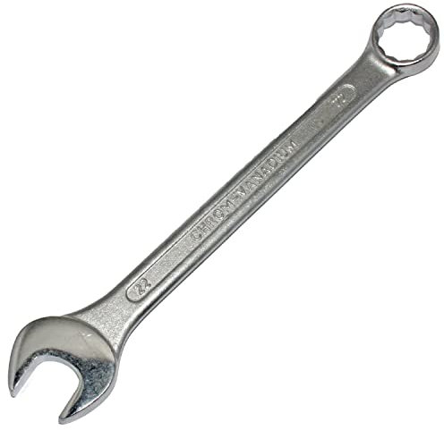 HKB® 1 llave de boca abierta, 22/22 mm, acero al cromo vanadio, calidad profesional, certificado DIN 3113 A, fabricante Self, número de artículo 0091563