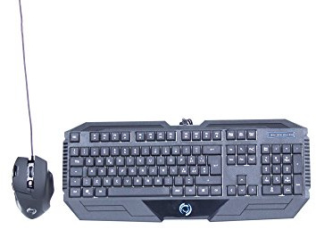 Kit Teclado Ratón Gaming RGB Layout Ita lostech Wired