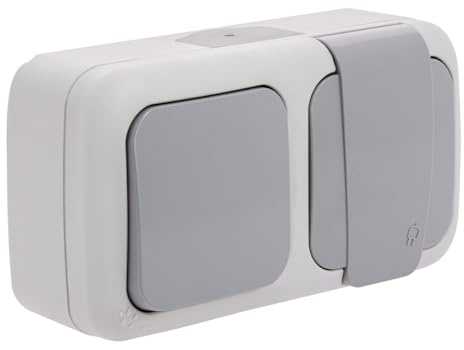 SIEMENS - Étanche VV + Prise 2P+T Gris IP54 Connexion Automatique