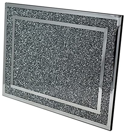 XXL Heat Resistant Crystal Glass Chopping Board - Professional Grade Cutting Board for Meat, Vegetables, Fruits,Tapas, and Cheese - 40cm x 30cm x 2cm - Durable Glass Worktop Saver