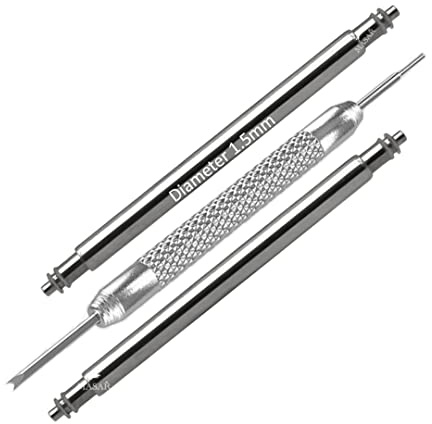 masar 20mm X 2 Premium federstege Uhren federsteg Uhr Armband Stift 1,5mm 20 mm, X 2 + Werkzeug