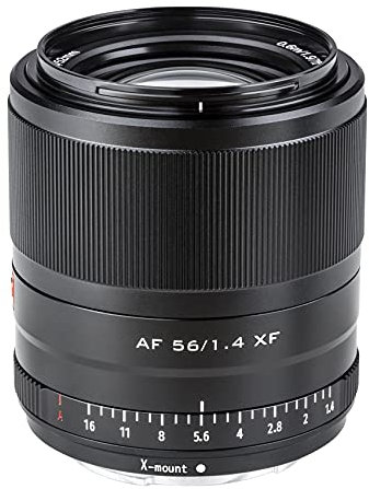 VILTROX 56mm F1.4 XF STM Lens for Fuji,Auto Focus APS-C Prime Portrait Lens Compatible for Fujifilm X-Mount Mirrorless Cameras X-T4 X-T3 X-T2 X-T30 X-T20 X-PRO2 X-H1 X-M1 X-E3 X-A