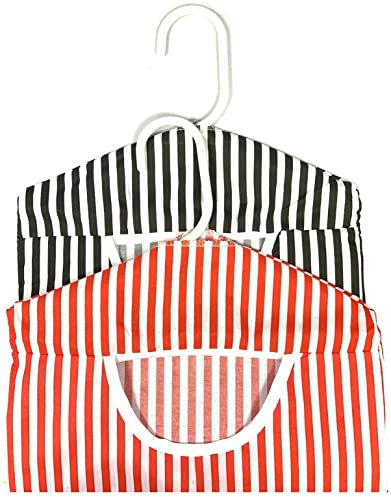 Orbitron 2 Pcs Laundry Peg Bag & Clothes Line Hanger Hooks Basket Bucket Storage