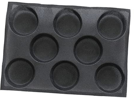NAMOARLY 1 Pc Molde De Pan De Silicona Molde De Pastel De Donas Bollo para Hornear Molde De Donas Bandeja De Pan De Hamburguesa Bandeja para Hornear Galleta Modelo Gel De Sílice Frito