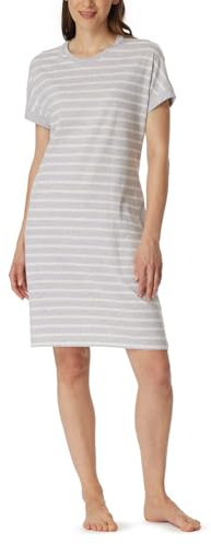 Schiesser Damen Kurzarm Baumwolle Modal Sleepshirt Bigshirt-Nightwear Nachthemd