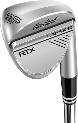 Cleveland Golf RTX Full-Face 2 Wedge, Satin, 58 Degrees, Steel, Right Hand