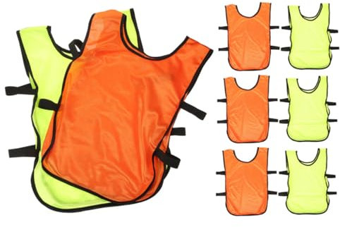 HONMEET Kinder Fußball Lätzchen Satz Atmungsaktiv Polyester Waschbar Für Mannschaftssport Schnelltrocknend