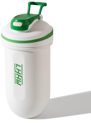 LHHW Protein Shaker edelstahl 500ml - Keine Mischkugel erforderlich kalt halten auslaufsicher BPA frei eiweiß shaker proteinshake