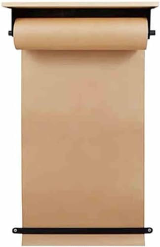 JvFbjLF Vintage Kraft-Wandrollenhalter mit Hardware, wandmontierter Papierspender, Bauernhaus-Dekor/Wandkunst(100cm/39.4inch Wide)