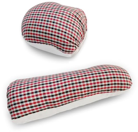 2 Pack Professional Tailor's Ham and Seam Roll Set, Tailors Ham for Ironing, Premium Pressing Sewing Tools, Ideal for Ironing Sleeves, Collars, Caps, Curved Seams Kit