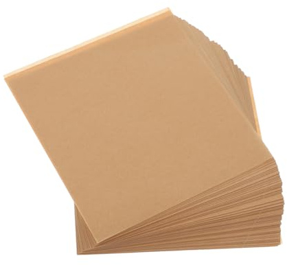MUCKLILY Papier Absorbant Huile 500 Feuilles Tapis Oléophobe en Papier Sulfurisé à L'Huile pour Friture et Cuisson Usage Domestique et Professionnel