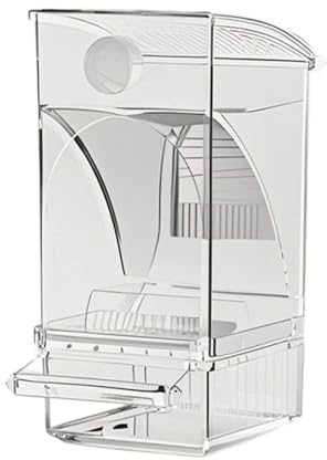 Mangeoire anti-déversement pour perroquets - Design amovible avec grande capacité de nourriture - Accessoire de cage pour perroquets