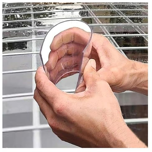 Polycarbonate Sheets Roof Sheets Transparent Thermal Insulation Daylight Panels Carports, Greenhouses, Canopies, Polycarbonate Panels, Easy to Install(1.5x2m/4.92x6.56ft)