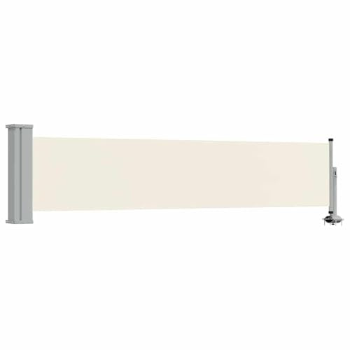 Gecheer Toldo lateral extensible, 60 x 300 cm, color crema, extensible, protección visual y protección solar, opaco, para balcón y terraza48353