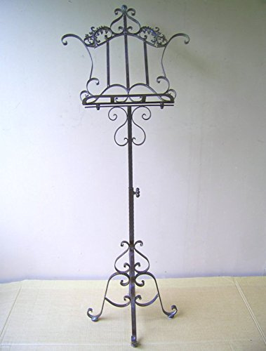 NOTENSTÄNDER BUCHSTÄNDER ANTIK NOSTALGIE LANDHAUSSTIL WOHNDEKO METALL NEU