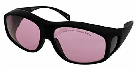 755nm 780nm 808nm 850nm Laser Schutzbrille & Schutzbrille für Augenschutz 750-850nm OD5+ 765-830nm OD6+ (EP-18-9)