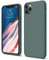 elago Liquid Silicone Case Kompatibel mit iPhone 11 Pro Max Hülle (6,5), Silikon Handyhülle, Rundumschutz : 3-Layer Schutzhülle (Nachtgrün)